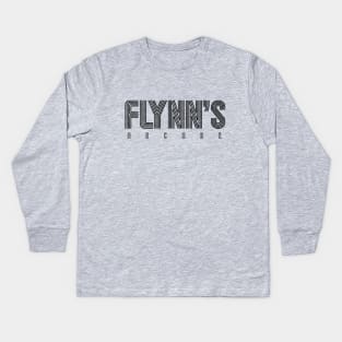 Flynn's Arcade - vintage logo Kids Long Sleeve T-Shirt